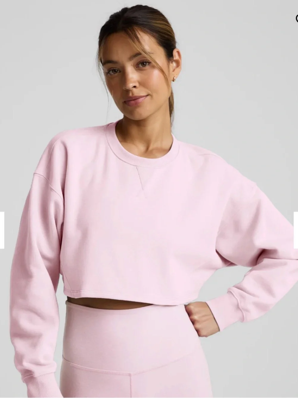 Beyond Yoga LuxeFleece™ Cropped Sweatshirt - Picture 1 of 6